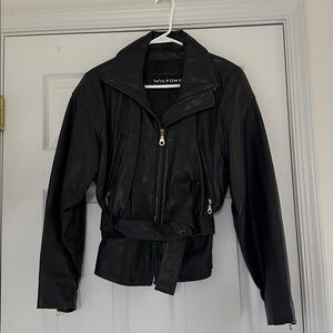Wilsons Leather Black Jacket
